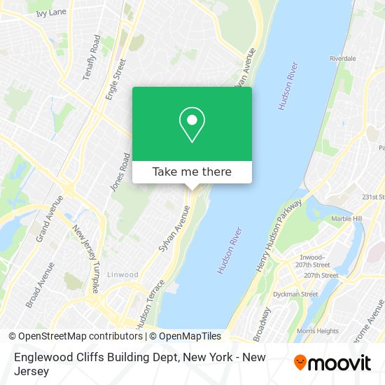 Mapa de Englewood Cliffs Building Dept