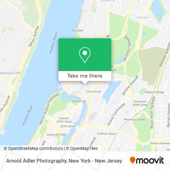Arnold Adler Photography map