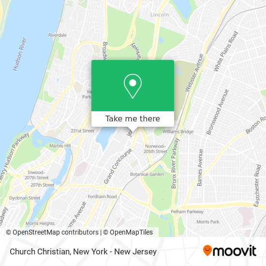 Church Christian map