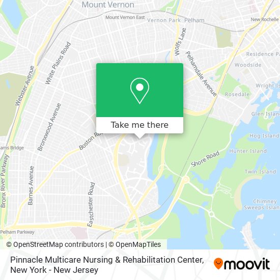 Mapa de Pinnacle Multicare Nursing & Rehabilitation Center
