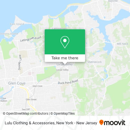 Lulu Clothing & Accessories map