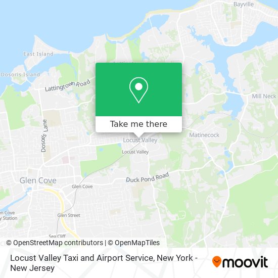 Mapa de Locust Valley Taxi and Airport Service