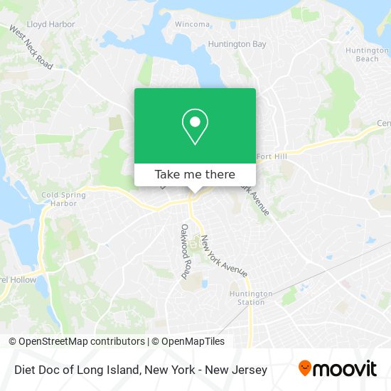 Mapa de Diet Doc of Long Island