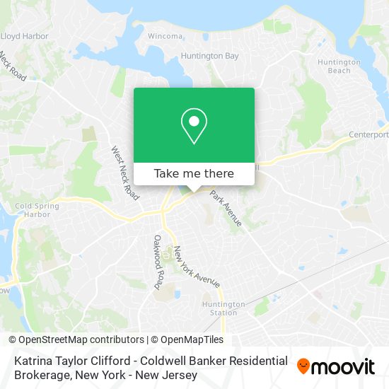 Katrina Taylor Clifford - Coldwell Banker Residential Brokerage map