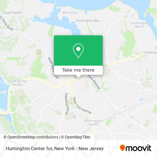 Mapa de Huntington Center for
