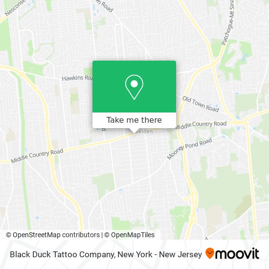 Black Duck Tattoo Company map