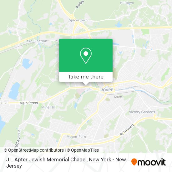 J L Apter Jewish Memorial Chapel map