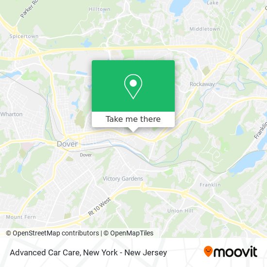 Advanced Car Care map