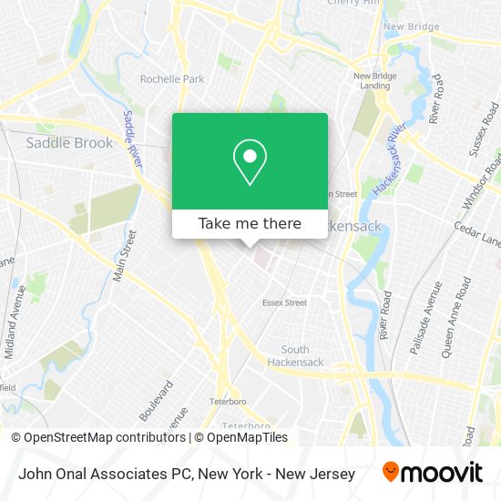 John Onal Associates PC map