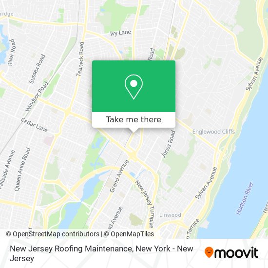 New Jersey Roofing Maintenance map