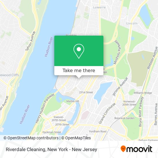Mapa de Riverdale Cleaning