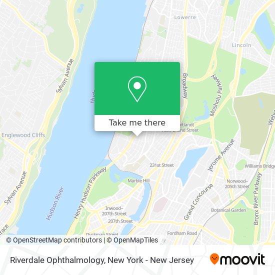 Mapa de Riverdale Ophthalmology