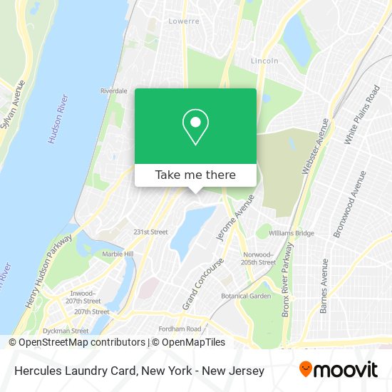 Mapa de Hercules Laundry Card