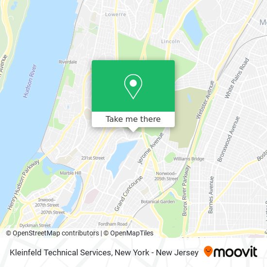 Kleinfeld Technical Services map