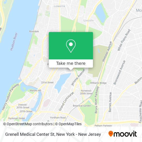 Mapa de Grenell Medical Center St