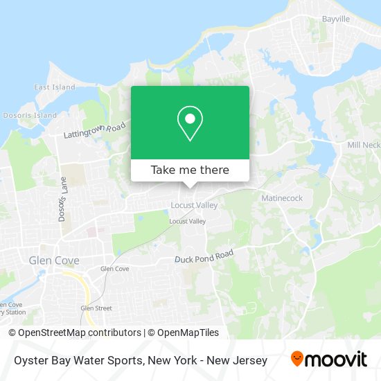 Oyster Bay Water Sports map