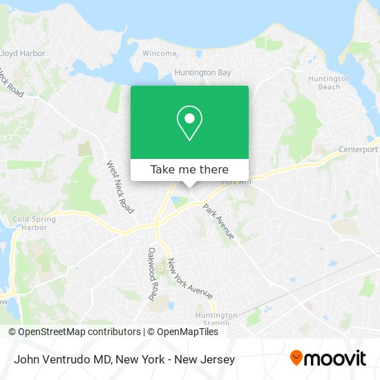 John Ventrudo MD map