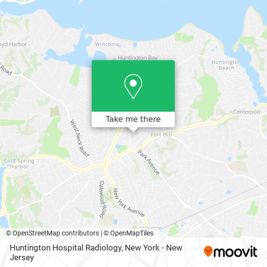 Mapa de Huntington Hospital Radiology