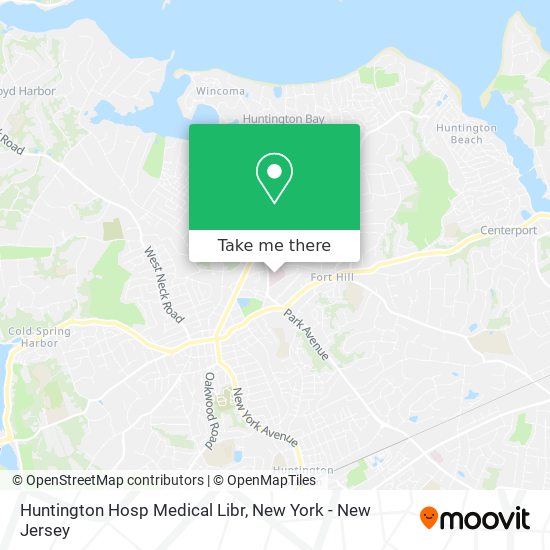 Huntington Hosp Medical Libr map