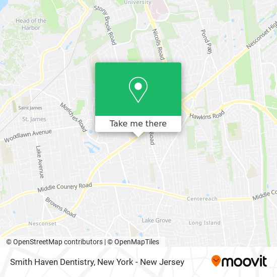 Mapa de Smith Haven Dentistry