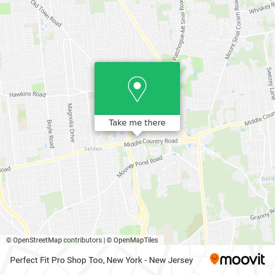 Mapa de Perfect Fit Pro Shop Too