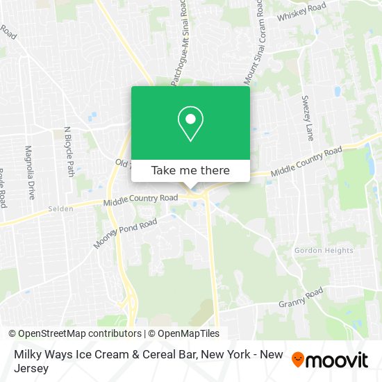 Milky Ways Ice Cream & Cereal Bar map