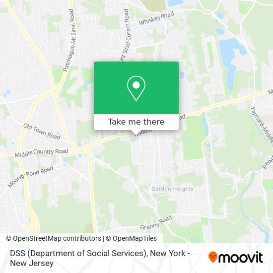DSS (Department of Social Services) map