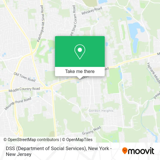 DSS (Department of Social Services) map