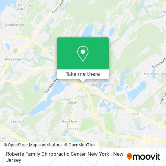 Roberts Family Chiropractic Center map