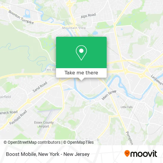 Boost Mobile map