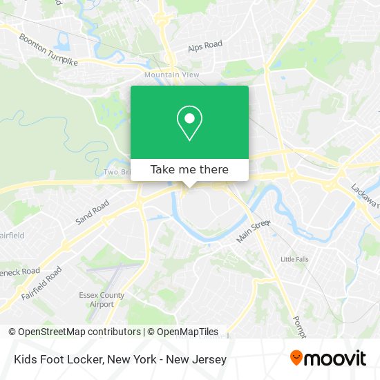 Kids Foot Locker map