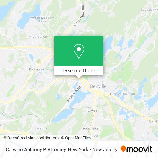 Caivano Anthony P Attorney map