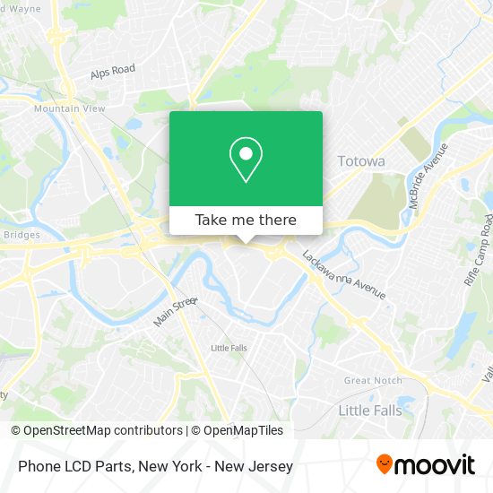 Mapa de Phone LCD Parts