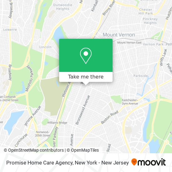 Promise Home Care Agency map