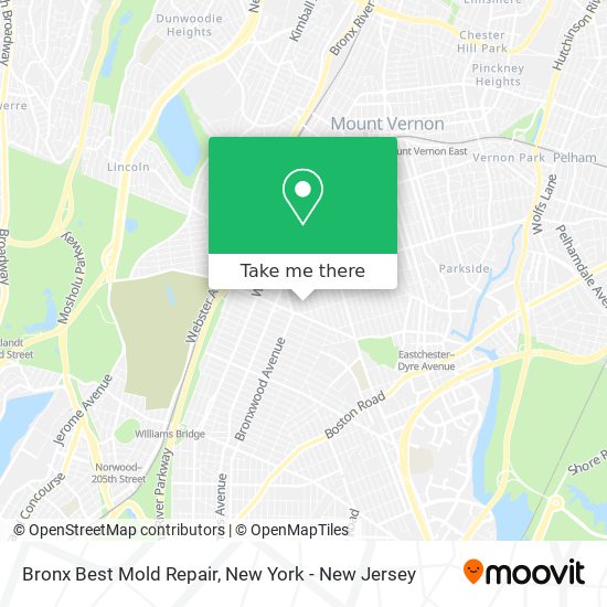 Bronx Best Mold Repair map