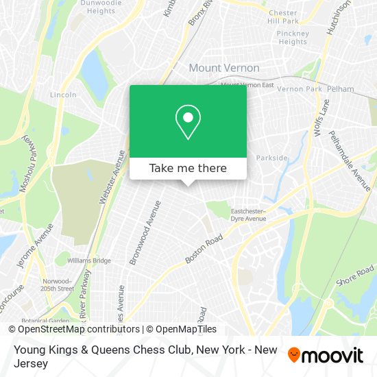 Mapa de Young Kings & Queens Chess Club