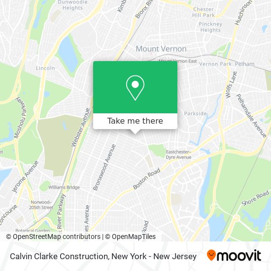 Mapa de Calvin Clarke Construction