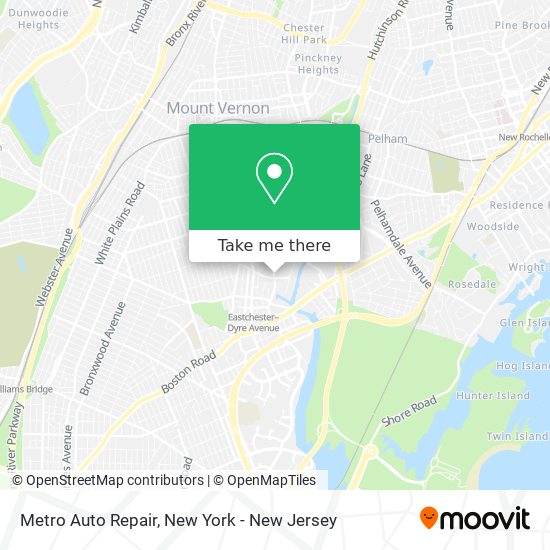 Mapa de Metro Auto Repair