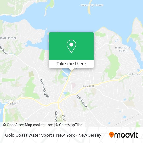 Gold Coast Water Sports map
