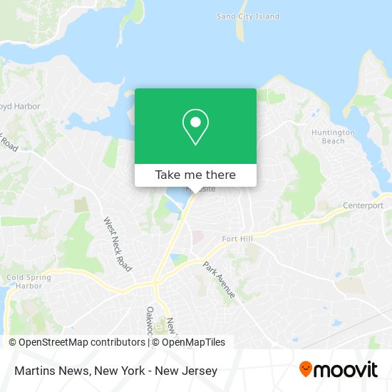 Martins News map