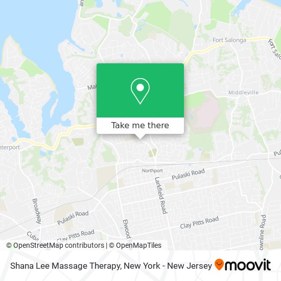 Shana Lee Massage Therapy map