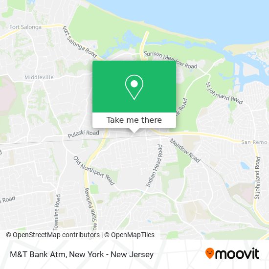 M&T Bank Atm map
