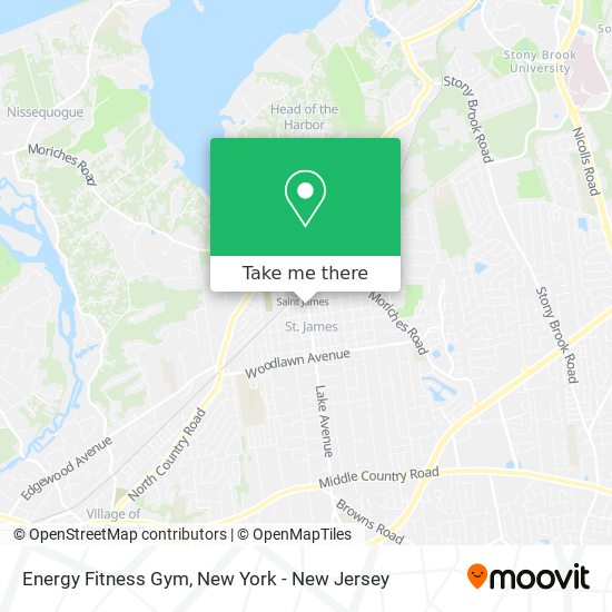 Mapa de Energy Fitness Gym