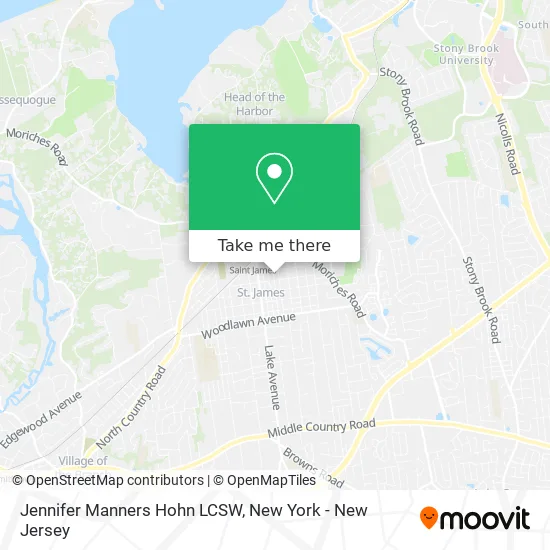 Jennifer Manners Hohn LCSW map