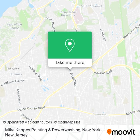 Mike Kappes Painting & Powerwashing map