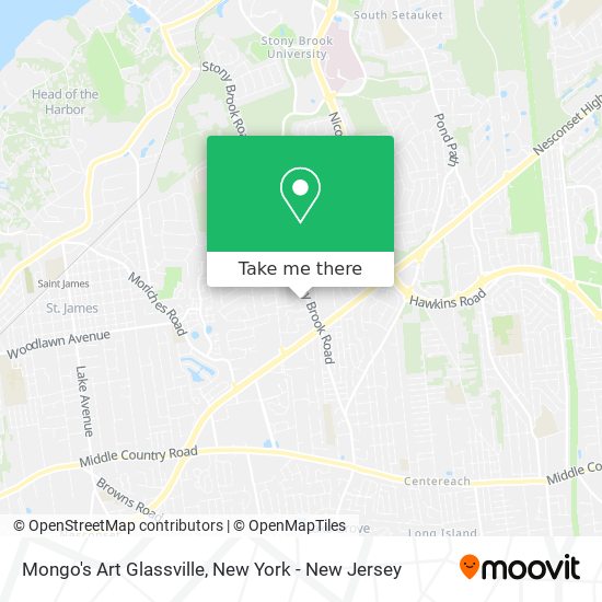 Mapa de Mongo's Art Glassville