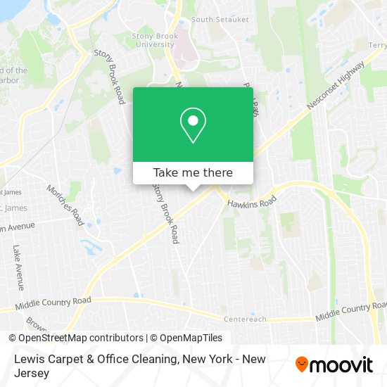 Mapa de Lewis Carpet & Office Cleaning