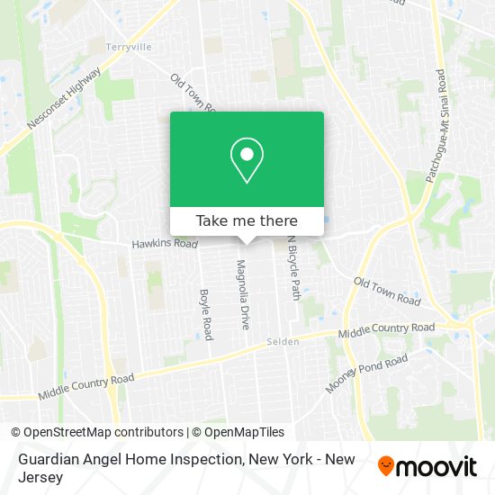 Guardian Angel Home Inspection map