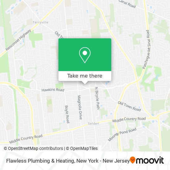 Flawless Plumbing & Heating map