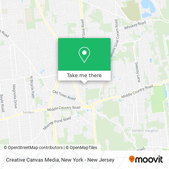 Creative Canvas Media map